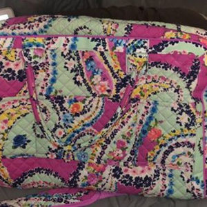 Vera Bradley weekender in wild flower paisley